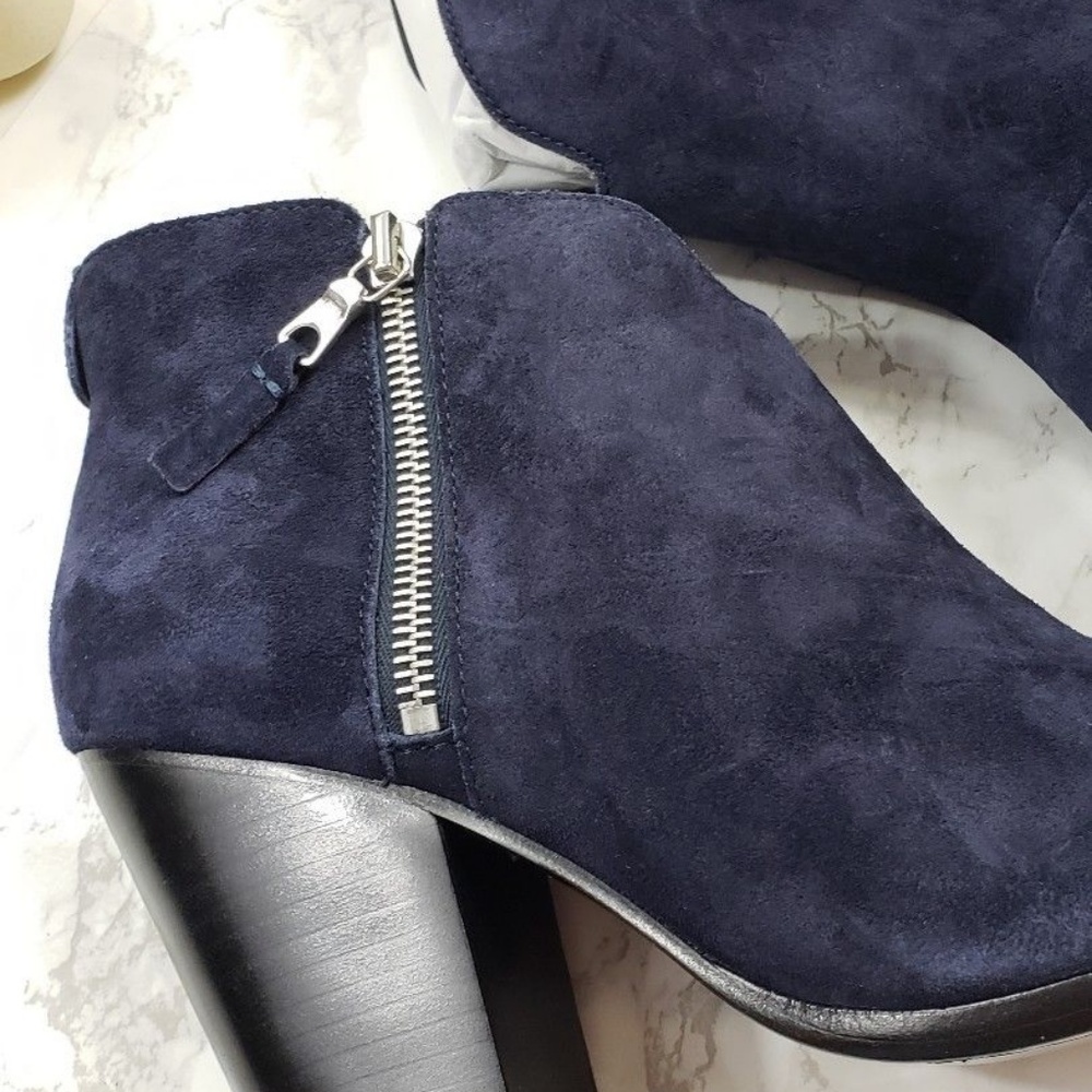 ⛔Rag & Bone l Margot Navy Suede Ankle Bootie - Picture 4 of 8
